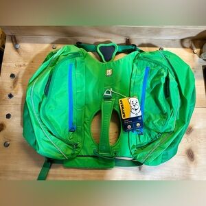 Ruffwear Large Extra Large Approach Dog Backpack Meadow Green